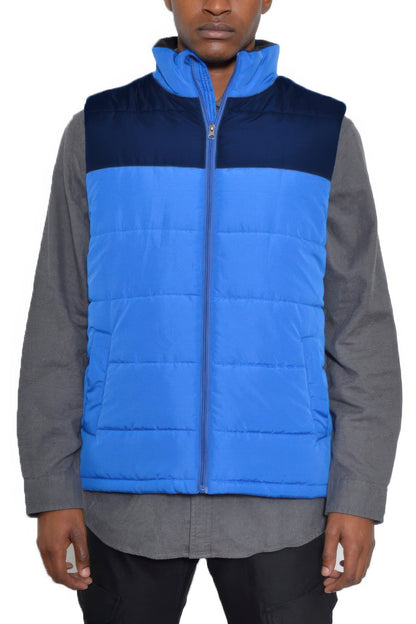 Padded Winter Two Tone Vest