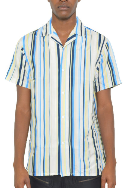 Mens Short Sleeve Button Down